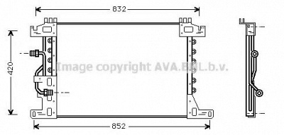 AVA QUALITY COOLING mea5144 -  Конденсатор, кондиционер